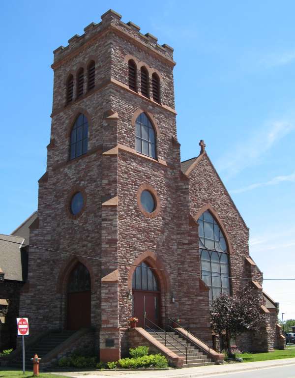 St. James Episcopal Church's Red Sandstone