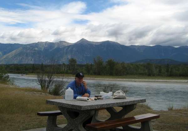Picnic Along Columbia River, BC