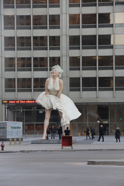 Marilyn in the Equitable Plaza, 2011