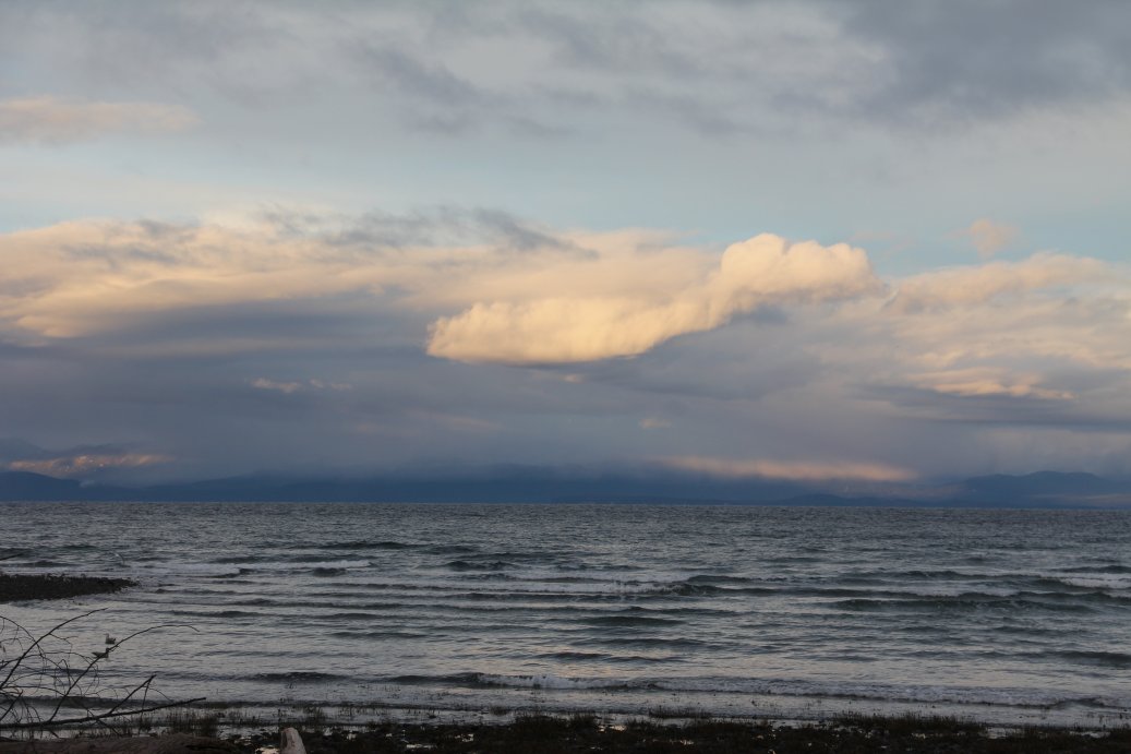 Reflections of Setting Sun